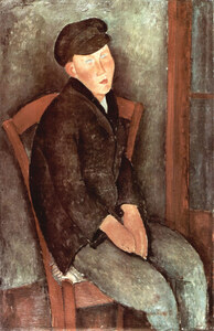 Modigliani - Sitting boy with hat
